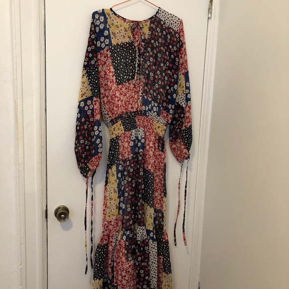 Asos Design Maxi Floral Ditzy Mix Print Dress - Picture 4 of 7